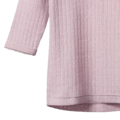Tops & Pants|Merino Clothing & Sleepwear*Nature Baby Merino Pointelle Long Sleeve Cloud Tee Lilac