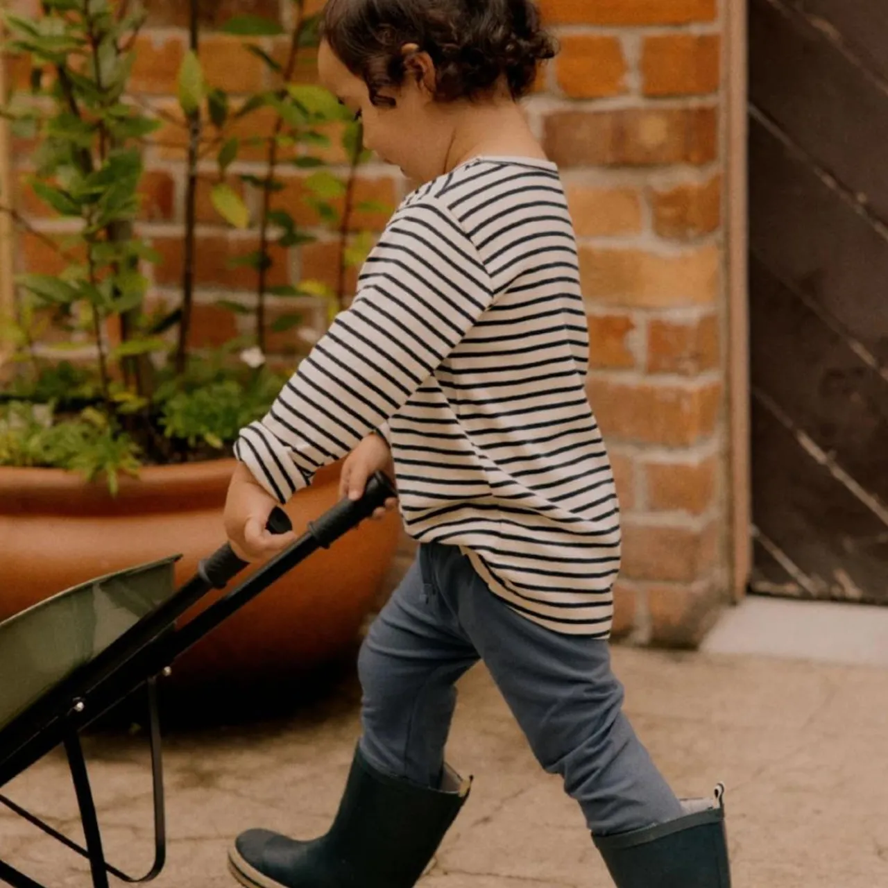 Tops & Pants*Nature Baby Organic Cotton Long Sleeve River Tee