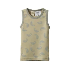 Sleepwear & Pjs*Nature Baby Organic Cotton Singlet Pyjama Set Chameleon Moss Print