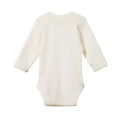 Bodysuits & Singlets*Nature Baby Pointelle Long Sleeve Bodysuit