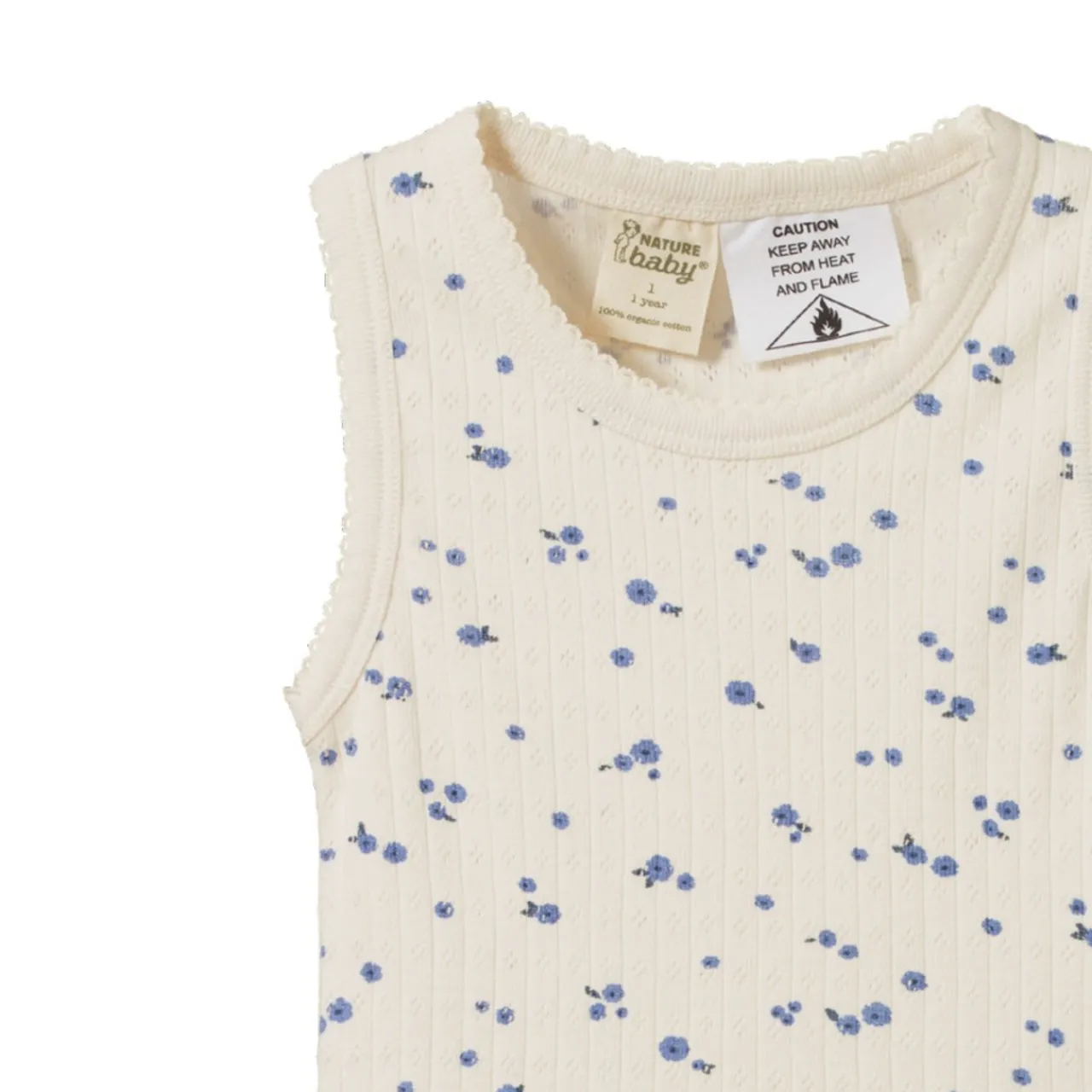 Sleepwear & Pjs*Nature Baby Pointelle Singlet Pyjama Set