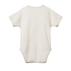 Bodysuits & Singlets*Nature Baby Short Sleeve Cotton Kimono Bodysuit Natural