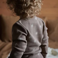 Sleepwear & Pjs*Nature Baby Waffle Long Sleeve Pyjamas Twinkle Print