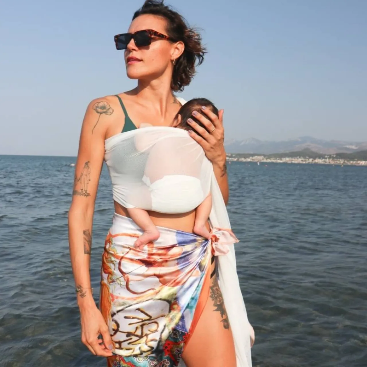 Ring Slings*Neko Aqua Ring Sling