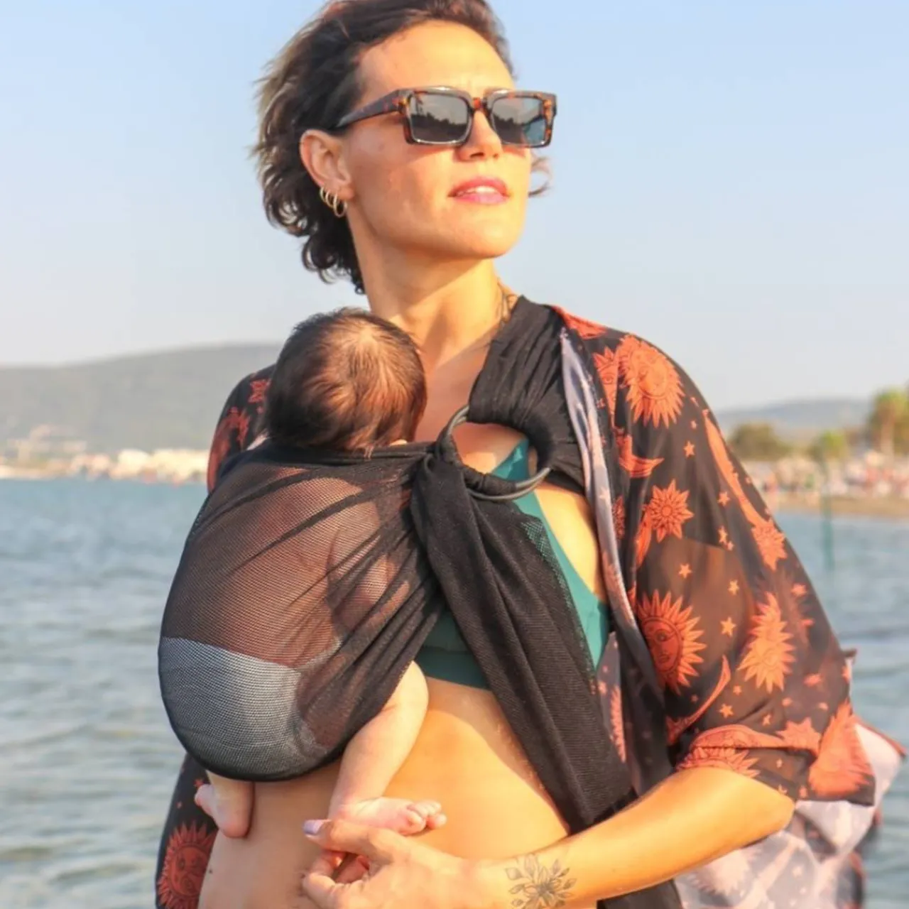 Ring Slings*Neko Aqua Ring Sling