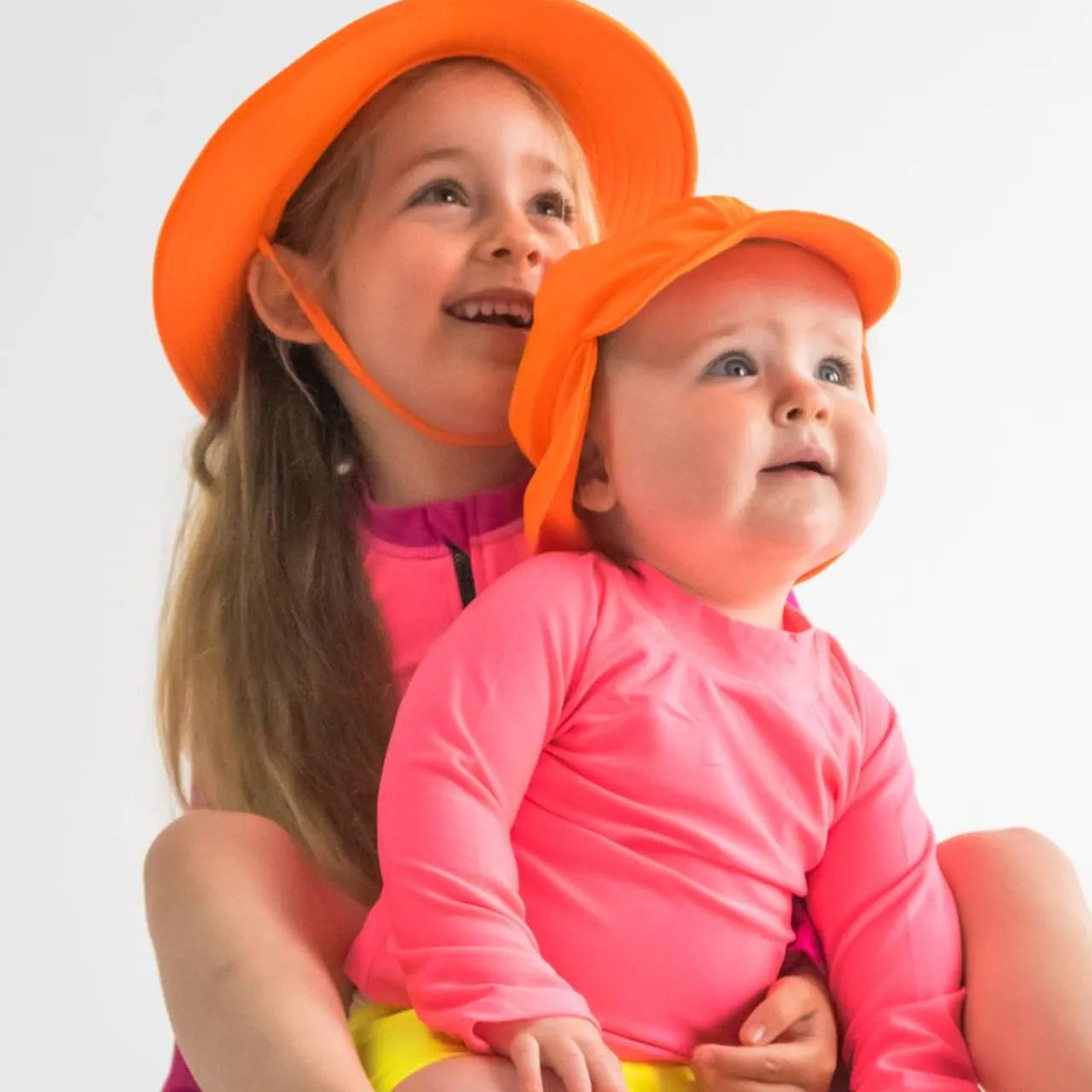 Sun & Swim*Nestling Neon by Swim Legionnaires Hat