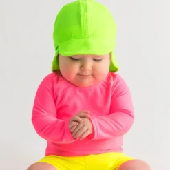Sun & Swim*Nestling Neon by Swim Legionnaires Hat