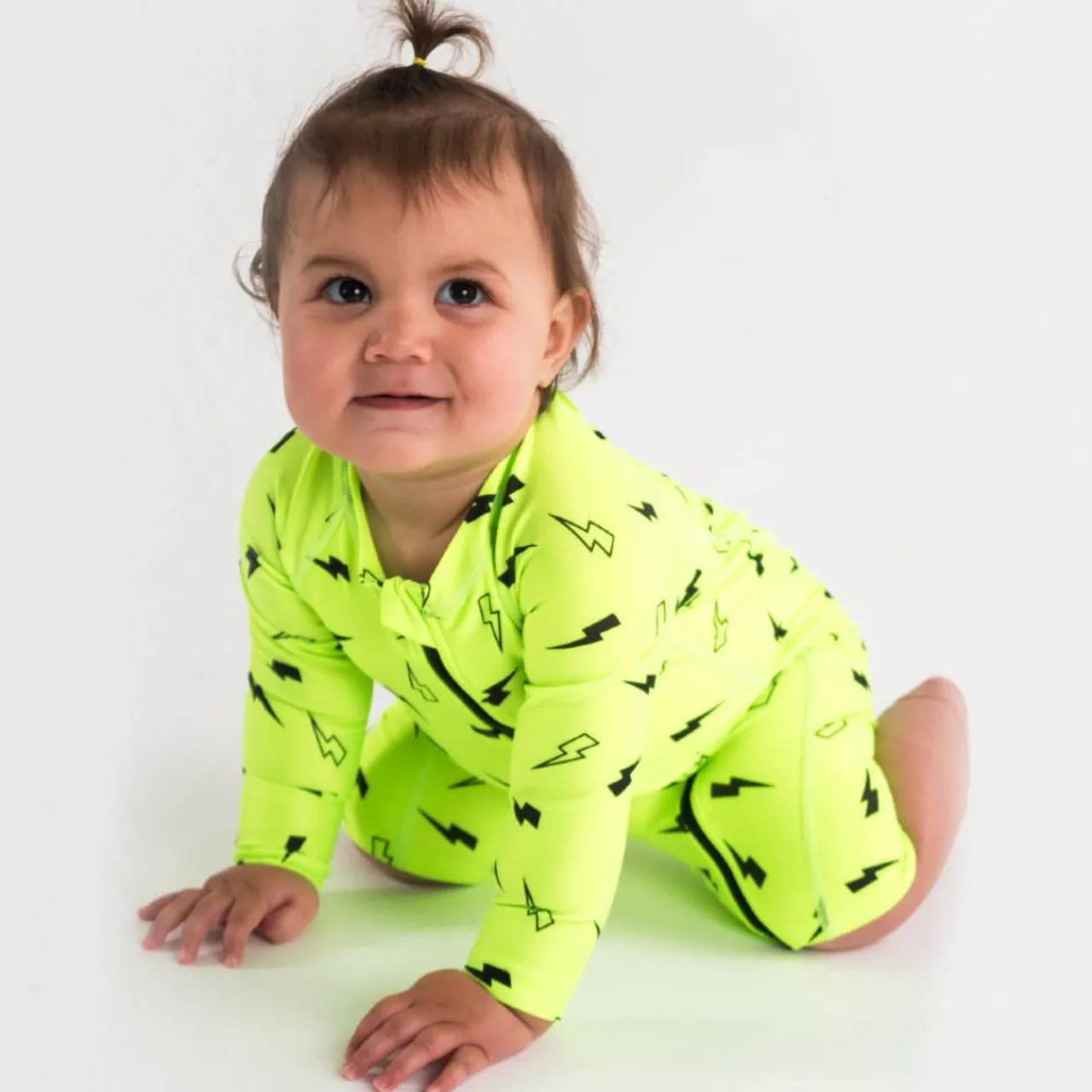 Sun & Swim*Nestling Neon by UPF50+ Shortie Swimmers