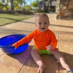 Sun & Swim*Nestling Neon by UPF50+ Swim Shorts