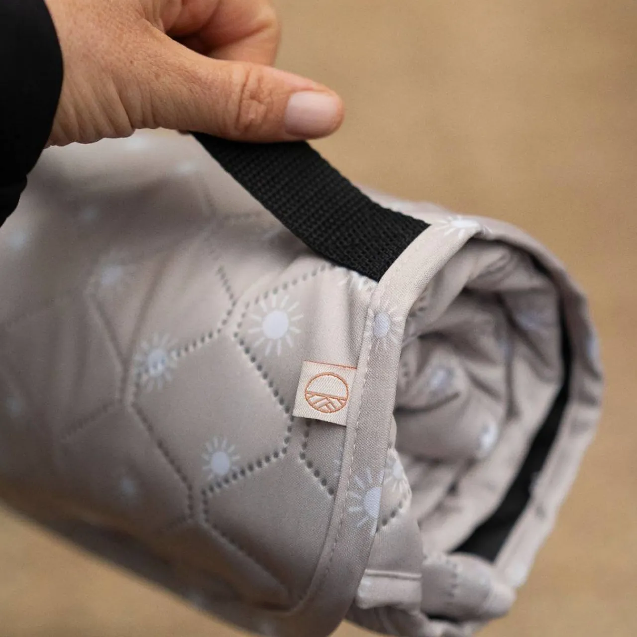 Rugs & Play Mats*Nestling Large Waterproof Quilted Play Mat