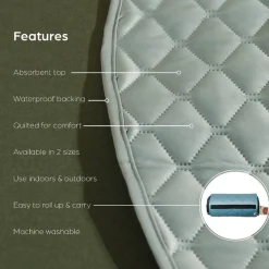 Rugs & Play Mats*Nestling Medium Waterproof Quilted Play Mat