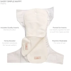 Nappies, Wipes & Wet Bags|Nappies & Training Pants*Nestling Simple Nappy Complete