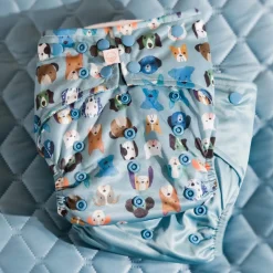 Nappies, Wipes & Wet Bags|Nappies & Training Pants*Nestling Snap Nappy Complete - Katherine Quinn Collection