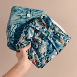 Nappies, Wipes & Wet Bags|Nappies & Training Pants*Nestling Snap Nappy Complete - Katherine Quinn Collection