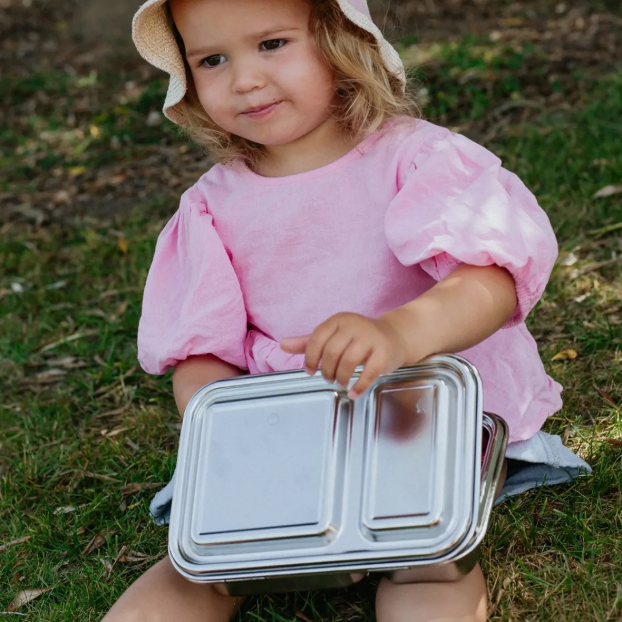 Grown Ups|Lunchboxes, Snackboxes & Snack Bags*Nestling Stainless Steel Duo Bento Box