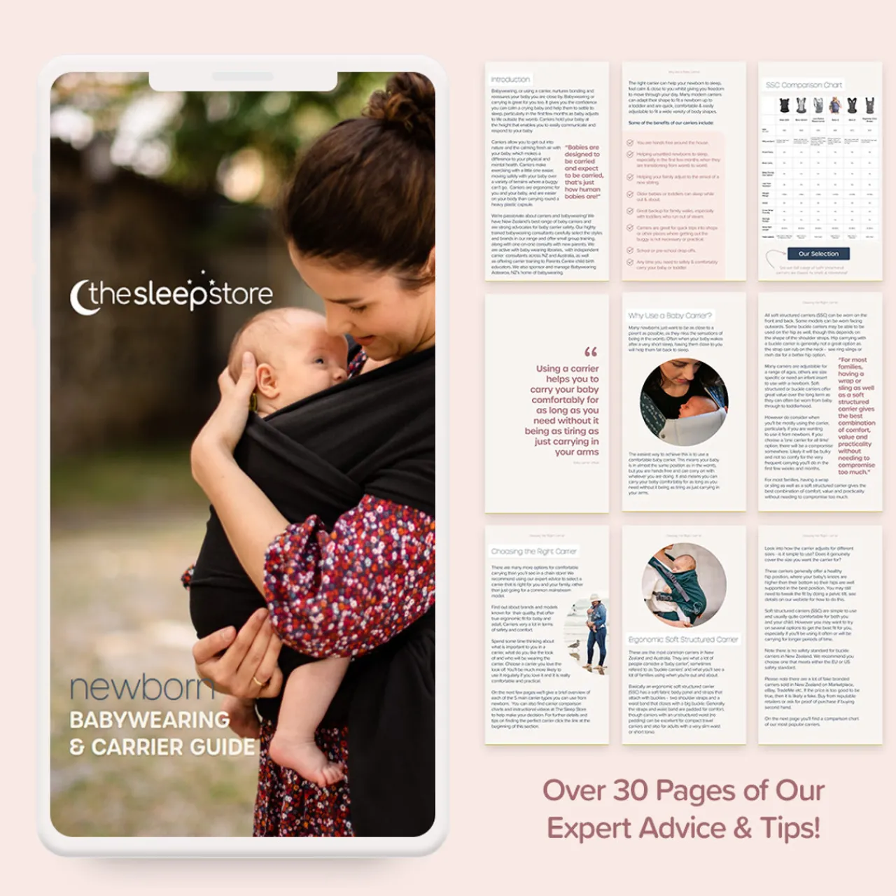 Books & Resources*The Sleep Store Digital Newborn Series - Introduction to Carriers Digital eBook (NZ)