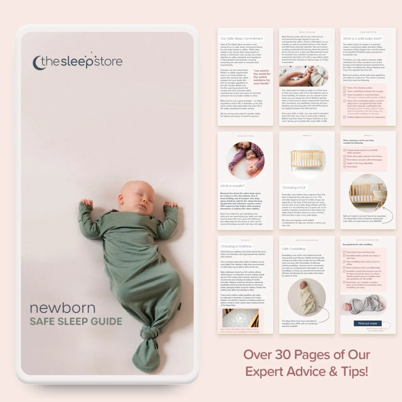 Books & Resources*The Sleep Store Digital Newborn Series - Safe Sleep Digital Mini eBook (NZ)