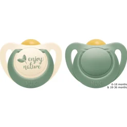 Dummies & Accessories*Nuk For Nature Latex Soother 2pk
