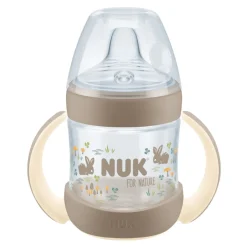 Sippy & Starter Cups|Bottles & Teats*Nuk for Nature 6MTH + Learner Bottle 150ml