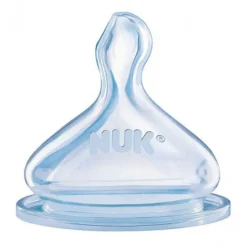 Bottles & Teats*Nuk Wide Neck Silicone Teat - Medium Hole - 2pk