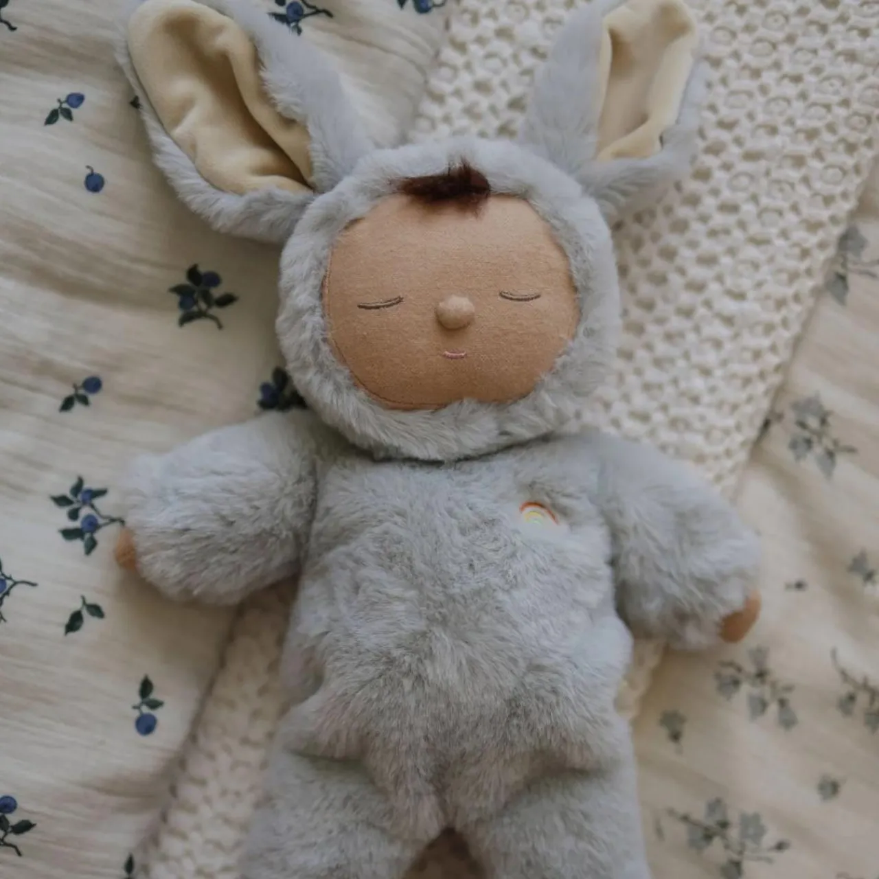 Comforters & Soft Toys*Olli Ella Lullaby Cozy Dinkum Doll Bunny Pip Smoke