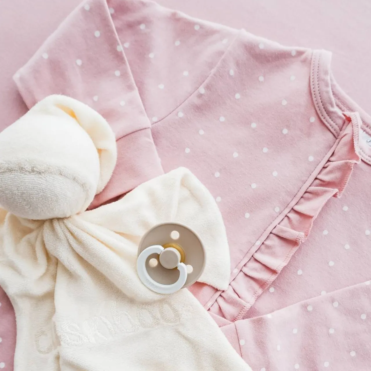 Sleepwear & Pjs*The Sleep Store Organic Cotton Ruffle Zip Suit - Clearance Berry Dot