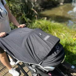 Shade & Blackout Blinds|Blackout & Travel Shade*SnoozeShade Original Buggy Blackout Shade Cover - Steel Trim