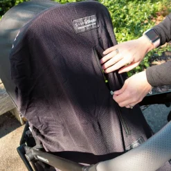 Shade & Blackout Blinds|Blackout & Travel Shade*SnoozeShade Original Buggy Blackout Shade Cover - Steel Trim