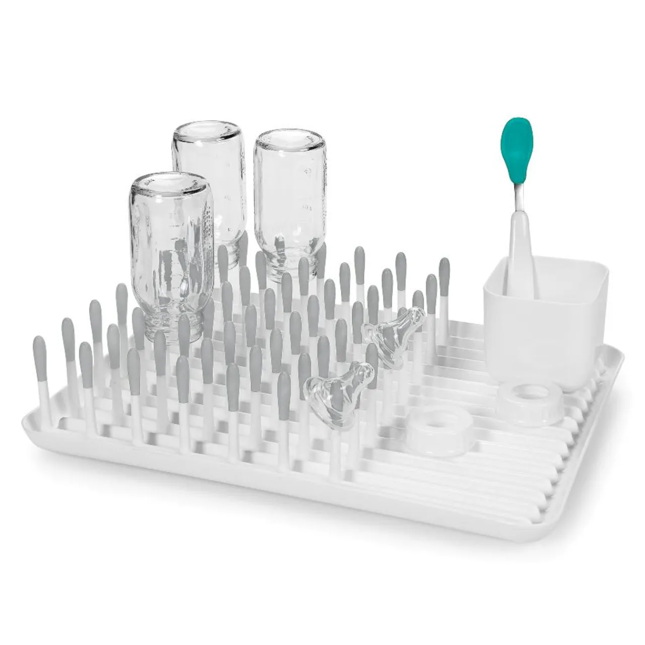 Cleaning & Sterilising*OXO Tot Bottle Drying Rack Grey
