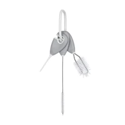 Cleaning & Sterilising*OXO Tot Straw & Sippy Cup Top Cleaning Set Grey