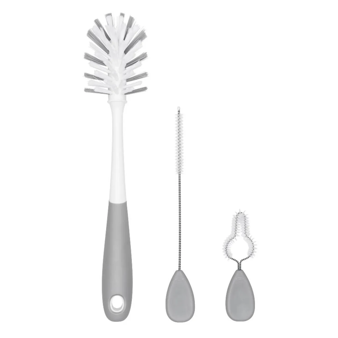 Cleaning & Sterilising*OXO Tot Water Bottle & Straw Cup Cleaning Set Grey