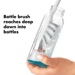 Cleaning & Sterilising*OXO Tot Water Bottle & Straw Cup Cleaning Set Grey