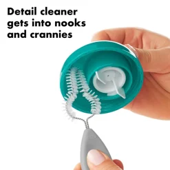 Cleaning & Sterilising*OXO Tot Water Bottle & Straw Cup Cleaning Set Grey