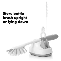 Cleaning & Sterilising*OXO Tot Water Bottle & Straw Cup Cleaning Set Grey