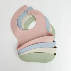 Bibs & Burp Cloths|Starting Solids*Petite Eats Silicone Baby Bib Large