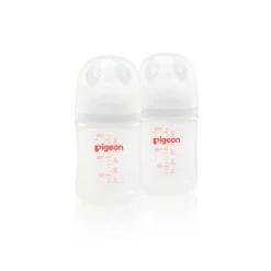Bottles & Teats*Pigeon Baby Pigeon SoftTouch Wide Neck Bottle PP Twin Pack