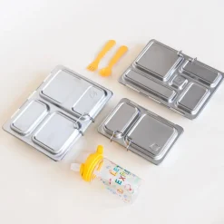Grown Ups|Lunchboxes, Snackboxes & Snack Bags*PlanetBox Stainless - Launch Steel Lunchbox