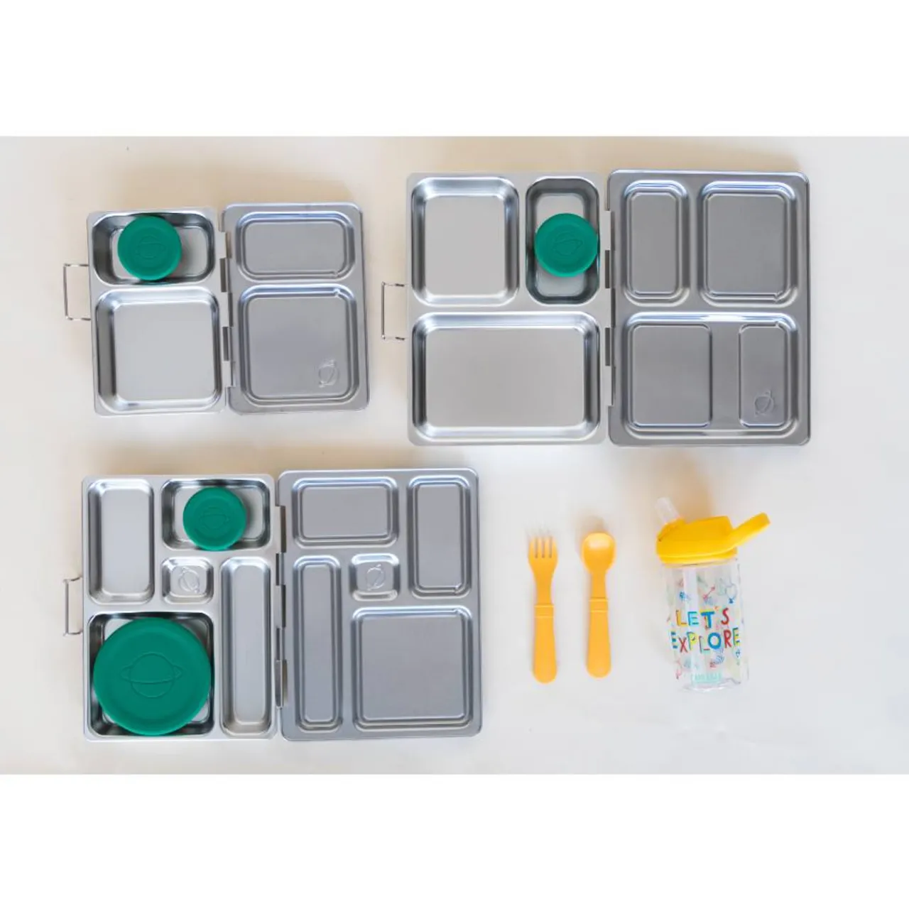 Lunchboxes, Snackboxes & Snack Bags|Lunch Boxes, Snack Boxes & Insulated Bags*PlanetBox Stainless Steel Lunchbox - Rover PlanetBox Stainless