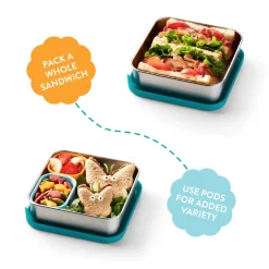 Lunchboxes, Snackboxes & Snack Bags|Lunch Boxes, Snack Boxes & Insulated Bags*PlanetBox Trailblazer Sandwich Box