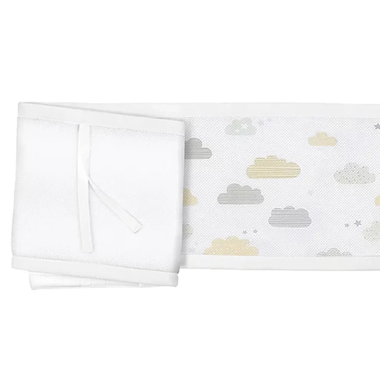 Safe Sleep*BreathableBaby Print Breathable Mesh Cot Liner - 4 Sides