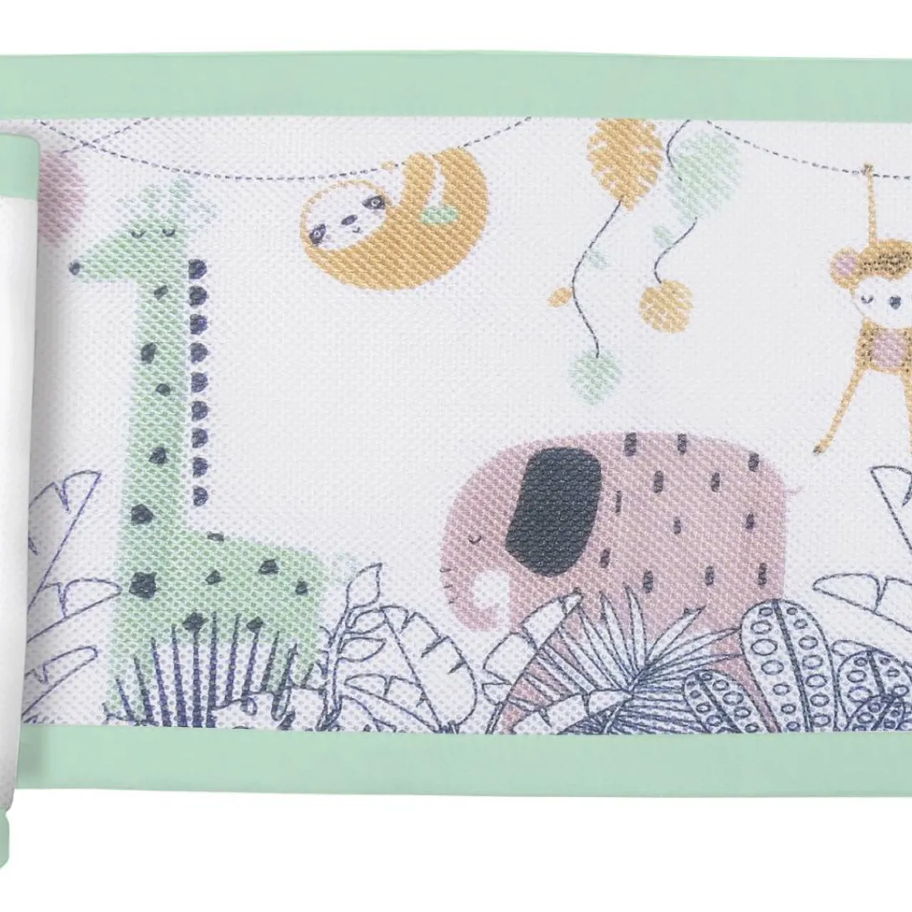 Safe Sleep*BreathableBaby Print Breathable Mesh Cot Liner - 4 Sides