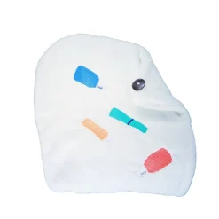 Towels & Facecloths*Pump Haircare Pump Kurly Kidz Hair Towel White