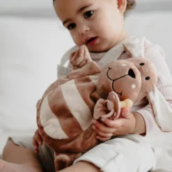 Comforters & Soft Toys*Sleepytot Puppy Sleepy Tot Comforter - Medium Brown