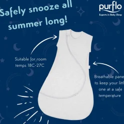 Summer Sleeping Bags*Purflo 0.5 tog Baby Sleep Bag
