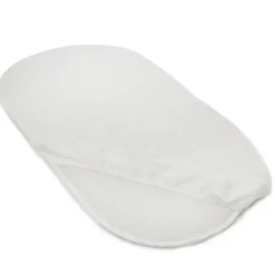 Bassinet & Co-Sleeper Bedding*Purflo Breathable Bassinet Fitted Sheet Soft White
