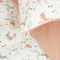 Pillows & Pillowcases|Cot Duvets & Covers*Purflo Cot Duvet Cover & Toddler Pillowcase Storybook Nutmeg