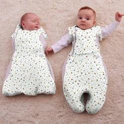 Fitted Swaddles|Summer Sleeping Bags*Purflo Swaddle to Sleep Bag - Lightweight 0.5 tog