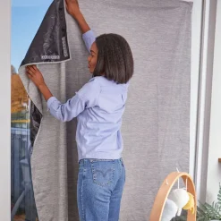 Shade & Blackout Blinds|Blackout Blinds*Purflo Total Eclipse Portable Blackout Blind Grey