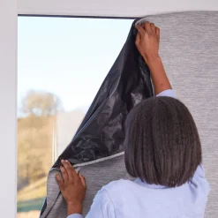 Shade & Blackout Blinds|Blackout Blinds*Purflo Total Eclipse Portable Blackout Blind Grey