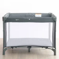 Travel Cots & Beds|Cots*The Sleep Store Quest Portacot with Bassinet - Grey
